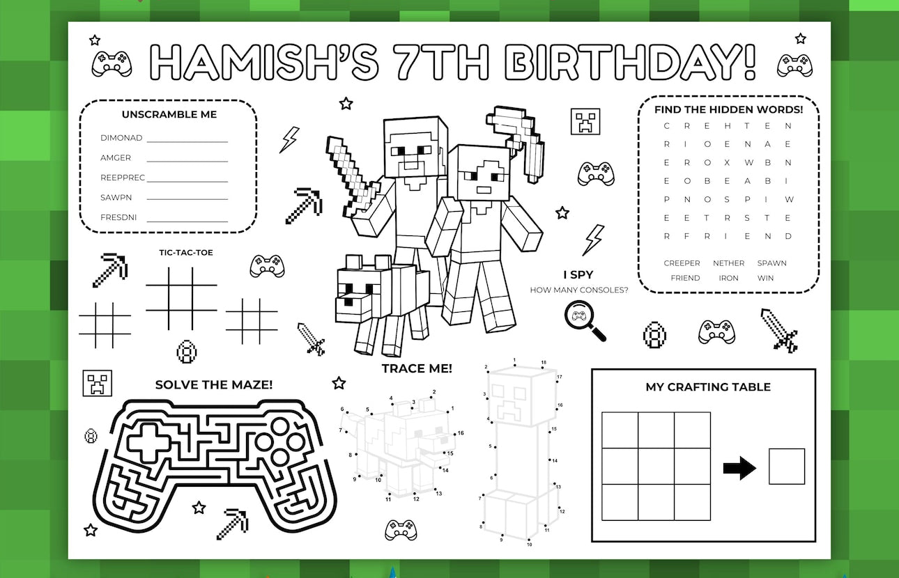 Custom Activity Sheets (12)