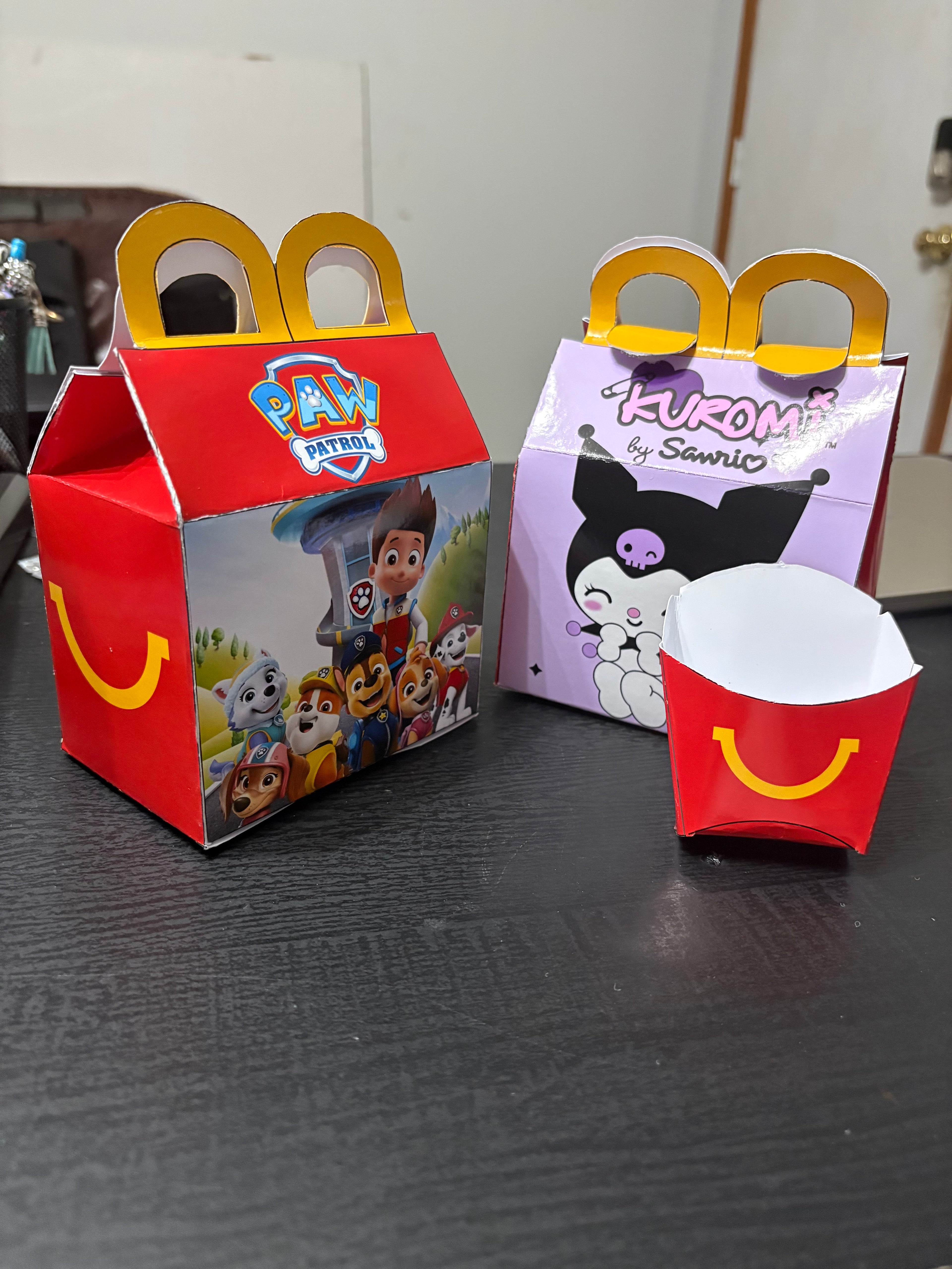 Happy Meal Templates