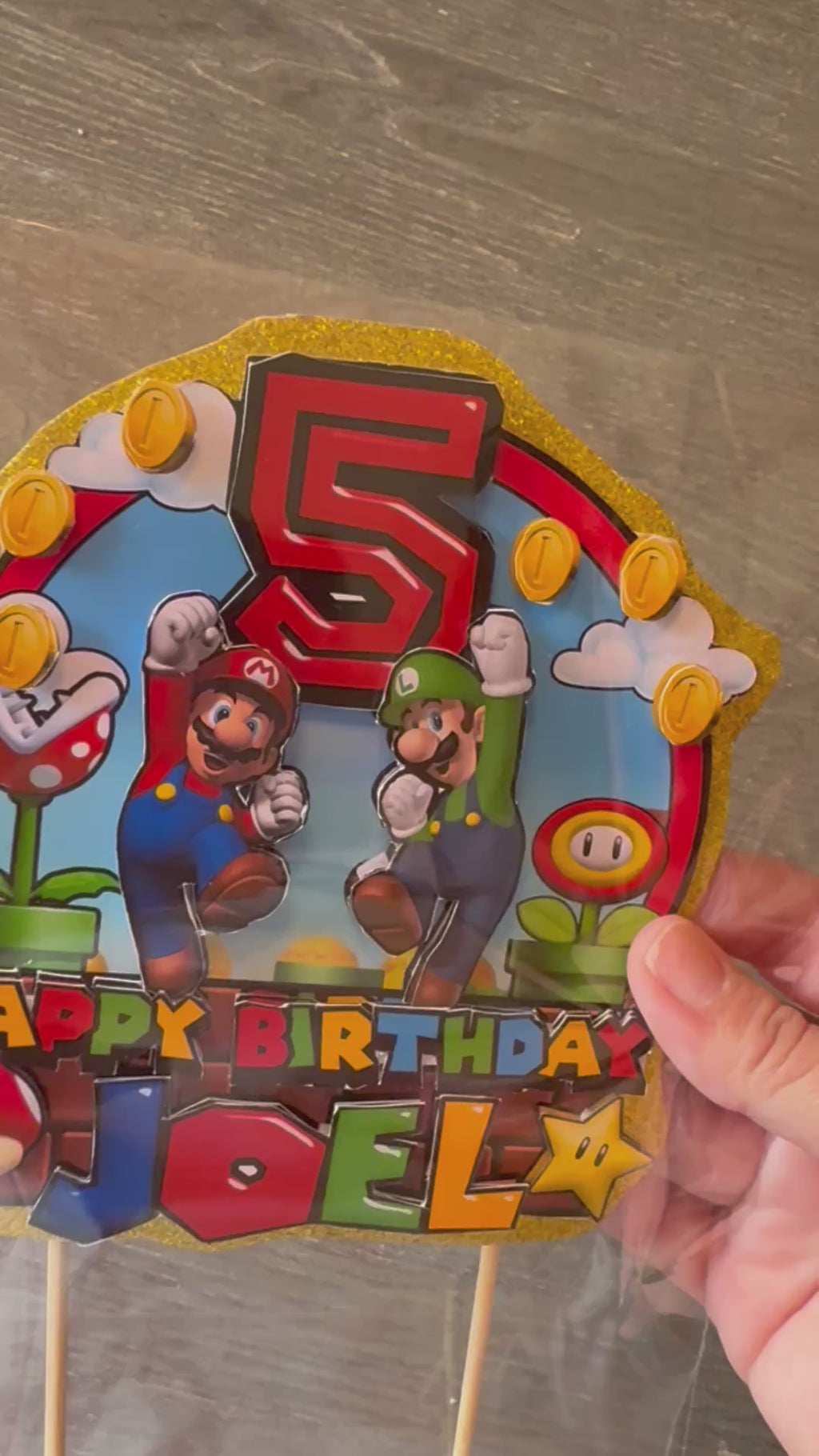 3D Cake Topper